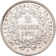 Frankreich: 3. Republik 1870-1940: 2 Francs 1871 A, KM# 817.1 Gadoury 530, Vorzüglich. - Autres & Non Classés