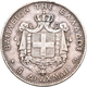 Griechenland: Georg I. 1863-1913: Lot 2 Münzen Zu 5 Drachmen 1875 In 900er Silber, KM# 46, Beide Mit - Grèce