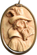 Großbritannien: James I. 1603-1625: Geschnitztes Ovales Hochrelief-Medaillon O. J. Brustbild James I - Autres & Non Classés