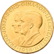 Liechtenstein - Anlagegold: Franz Josef II. 1938-1989: Lot 2 Goldmünzen: 25 + 50 Franken 1956. KM# 1 - Liechtenstein