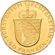 Liechtenstein - Anlagegold: Franz Josef II. 1938-1989: Lot 2 Goldmünzen: 25 + 50 Franken 1956. KM# 1 - Liechtenstein