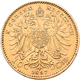 Delcampe - Österreich - Anlagegold: Lot 6 Goldmünzen: 3 X 10 Kronen 1897, 1908, 1911; 2 X 20 Kronen 1903, 1915; - Oostenrijk