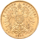 Delcampe - Österreich - Anlagegold: Lot 6 Goldmünzen: 3 X 10 Kronen 1897, 1908, 1911; 2 X 20 Kronen 1903, 1915; - Autriche