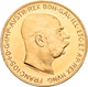 Österreich - Anlagegold: Franz Joseph I. 1848-1916: Lot 2 Goldmünzen: 2 X 100 Kronen 1915 (NP), KM# - Autriche