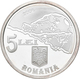 Rumänien: 5 Lei 2006, 150 Jahre Europ. Kommission Der Donau / Danube. KM# 213. 31,103 G (1 OZ), 999/ - Romania