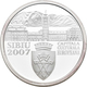 Rumänien: 5 Lei 2007, Sibiu - Kulturhauptstadt Europas. KM# 217. 31,103 G (1 OZ), 999/1000 Silber. A - Roumanie