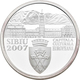 Rumänien: 5 Lei 2007, Sibiu - Kulturhauptstadt Europas. KM# 217. 31,103 G (1 OZ), 999/1000 Silber. A - Romania