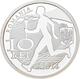 Rumänien: 10 Lei 2014, 100 Jahre Rumänisches Olympisches Kommitee. KM# N.b. 31,103 G (1 OZ), 999/100 - Romania