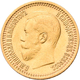 Delcampe - Russland - Anlagegold: Nikolaus II. 1894-1917: Lot 4 Goldmünzen: 5 Rubel 1899; 7,5 Rubel 1897; 10 Ru - Russie