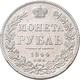 Russland: Nikolaus I. 1825-1855: Rubel 1844 CПБ-КБ, St. Petersburg. KM# C 168.1, Bitkin 205, Davenpo - Russia