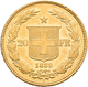 Delcampe - Schweiz - Anlagegold: Lot 5 Goldmünzen: 1 X 10 Franken 1922; 2 X 20 Franken 1889 + 1896 (Helvetia) S - Andere & Zonder Classificatie