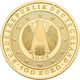 Deutschland - Anlagegold: 100 Euro 2002 Währungsunion (J), In Originalkapsel Und Etui, Mit Zertifika - Germany