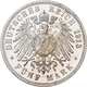 Baden: Friedrich II. 1907-1918: 5 Mark 1913 G, Jaeger 40, Feine Haarlinien, Patina Ansatz, Polierte - Taler Et Doppeltaler