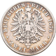 Mecklenburg-Schwerin: Friedrich Franz II. 1842-1883: Lot 2 Sück; 2 Mark 1876 A, Jaeger 84, Kleine Kr - Taler Et Doppeltaler