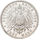 Preußen: Wilhelm II. 1888-1918: 3 Mark 1908 A, Jaeger 103, Zaponiert, Stempelglanz. - Taler Et Doppeltaler