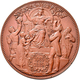 Sachsen: Albert 1873-1902: 5 Mark Große Kupfer Medaille 1899, 800-Jahrfeier Des Hauses Wettin, Jaege - Taler Et Doppeltaler