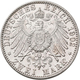 Sachsen-Meiningen: Georg II. 1866-1914: 2 Mark 1902 D, Bart Berührt Perlkreis, Jaeger 151a, Kratzer, - Taler Et Doppeltaler