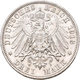 Sachsen-Meiningen: Georg II. 1866-1914: Lot 2 Stück; 3 Mark 1913, Jaeger 152, Winz. Kratzer, Vorzügl - Taler Et Doppeltaler
