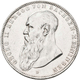 Sachsen-Meiningen: Georg II. 1866-1914: 5 Mark 1902 D, Bart Berührt Perlkreis, Jaeger 153a, Kratzer, - Taler Et Doppeltaler