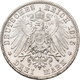 Sachsen-Meiningen: Georg II. 1866-1914: 3 Mark 1915, Auf Seinen Tod, Jaeger 155, Winzige Kratzer, St - Taler Et Doppeltaler