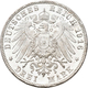 Württemberg: Wilhelm II. 1891-1918: 3 Mark 1916, Auf Das 25-jährige Regierungsjubiläum, Jaeger 178, - Taler Et Doppeltaler