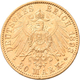 Hessen: Ernst Ludwig 1892-1918: 20 Mark 1893 A, Jaeger 223. 7,92 G, 900/1000 Gold. Kratzer, Winzige - Pièces De Monnaie D'or