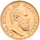 Württemberg: Karl 1864-1891: 5 Mark 1877 F, Jaeger 291. 1,99 G, 900/1000 Gold. Kleine Kratzer, Sehr - Gouden Munten