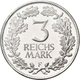 Weimarer Republik: 3 Reichsmark 1925 F, Rheinlande, Jaeger 321, Leicht Berieben, Polierte Platte. - Autres & Non Classés