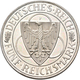 Weimarer Republik: 5 Reichsmark 1930 F, Rheinlandräumung, Jaeger 346, Etwas Berieben, Zaponiert, Pol - Autres & Non Classés