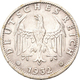 Weimarer Republik: 3 Reichsmark 1932 D, Kursmünze, Jaeger 349, Kleine Kratzer, Vorzüglich. - Autres & Non Classés