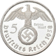 Drittes Reich: 5 Reichsmark 1938 F. Hindenburg Mit Hakenkreuz, Jaeger 367. Minimal Berieben, Zaponie - Autres & Non Classés