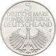 Bundesrepublik Deutschland 1948-2001: 5 DM 1952 D, Germanisches Museum, Jaeger 388. Prachtexemplar, - Autres & Non Classés