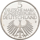 Bundesrepublik Deutschland 1948-2001: 5 DM 1952 D, Germanisches Museum, Jaeger 388. Winziger Randsch - Autres & Non Classés
