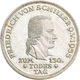 Bundesrepublik Deutschland 1948-2001: 5 DM 1955 F, Friedrich Schiller, Jaeger 389. Feine Kratzer, Fa - Autres & Non Classés