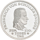 Bundesrepublik Deutschland 1948-2001: 5 DM 1955 F, Friedrich Schiller, Jaeger 389. Minimal Berieben, - Autres & Non Classés