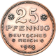 Proben & Verprägungen: Weimarer Republik 1918-1933: Lot 5 Stück; Probeprägungen In Kupfer U. Silber - Autres & Non Classés