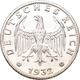 Proben & Verprägungen: Weimarer Republik 1918-1933: Probeprägung In Silber; 3 Reichsmark 1932 F. Sch - Autres & Non Classés