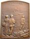 Medaillen Alle Welt: Belgien: Bronzeplakette 1905 Von Dupres, Auf Das 100jährige Jubiläum Der Minen - Non Classés