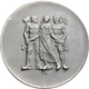 Medaillen Deutschland: Drittes Reich 1933-1945: Lot 3 Stück; Eisengußplakette 1936 Von R. Klein, Gef - Sonstige & Ohne Zuordnung