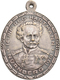 Medaillen Deutschland: Nürnberg: Hochovale Bronzemedaille 1914, Versilbert, Von Lauer, Auf Das 100jä - Autres & Non Classés