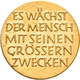 Medaillen Deutschland - Personen: Schiller, Friedrich Von 1759-1805: Goldmedaille 1959, Stempel Von - Autres & Non Classés