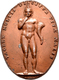 Medaillen - Religion: Schweiz, Zürich, Ovales Medaillon O.J. (um 1819) Von Aberli: Nackter Knabe Mit - Non Classés