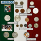 Delcampe - Mexiko: Eine Umfangreiche Typensammlung Mexikanischer Münzen Ab Ca. 1823. 12 BEBA Schuber Mit Münzen - Mexico