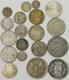Belgien: Kleines Lot 19 Silbermünzen 1847-1959, Dabei Auch Congo 5 Francs 1896 Und Utrecht 1/4 Gulde - Andere & Zonder Classificatie