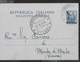 BIGLIETTO POSTALE  LIRE 25 (INT 46) -  VIAGGIATA DA DOMODOSSOLA/NOVARA 21.09.1953 PER MONTE DI MALO /VICENZA - Entiers Postaux