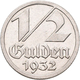 Delcampe - Danzig: Lot 3 Münzen: 1 Gulden 1932, 1/2 Gulden 1932 (2x), Sehr Schön, Sehr Schön-vorzüglich. - Autres & Non Classés