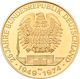 Medaillen Deutschland: Goldmedaillen-Lot 5 Stück; Robert Bosch, Gold 900/1000, 25 Mm, 14 G / Urach, - Andere & Zonder Classificatie