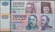 Hungary / Ungarn: Giant And High Value Lot With 50 Banknotes Series 1998 Till 2017 Comprising 5x 200 - Ungheria