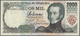 Alle Welt: Collectors Album With More Than 210 Banknotes And Advertising Notes USA, Colombia, Peru, - Autres & Non Classés