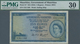 Delcampe - Alle Welt: Very Interesting Lot With 10 Banknotes Comprising Mauritius 5 Rupees ND(1954) P.27 (PMG 3 - Sonstige & Ohne Zuordnung